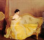 William Mcgregor Paxton Canvas Paintings - The Crystal
